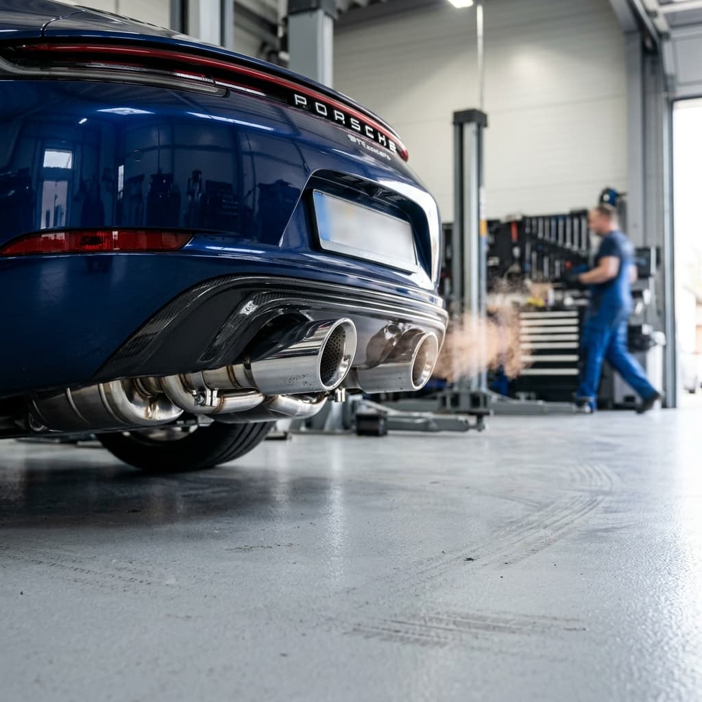 Auto exhaust repair